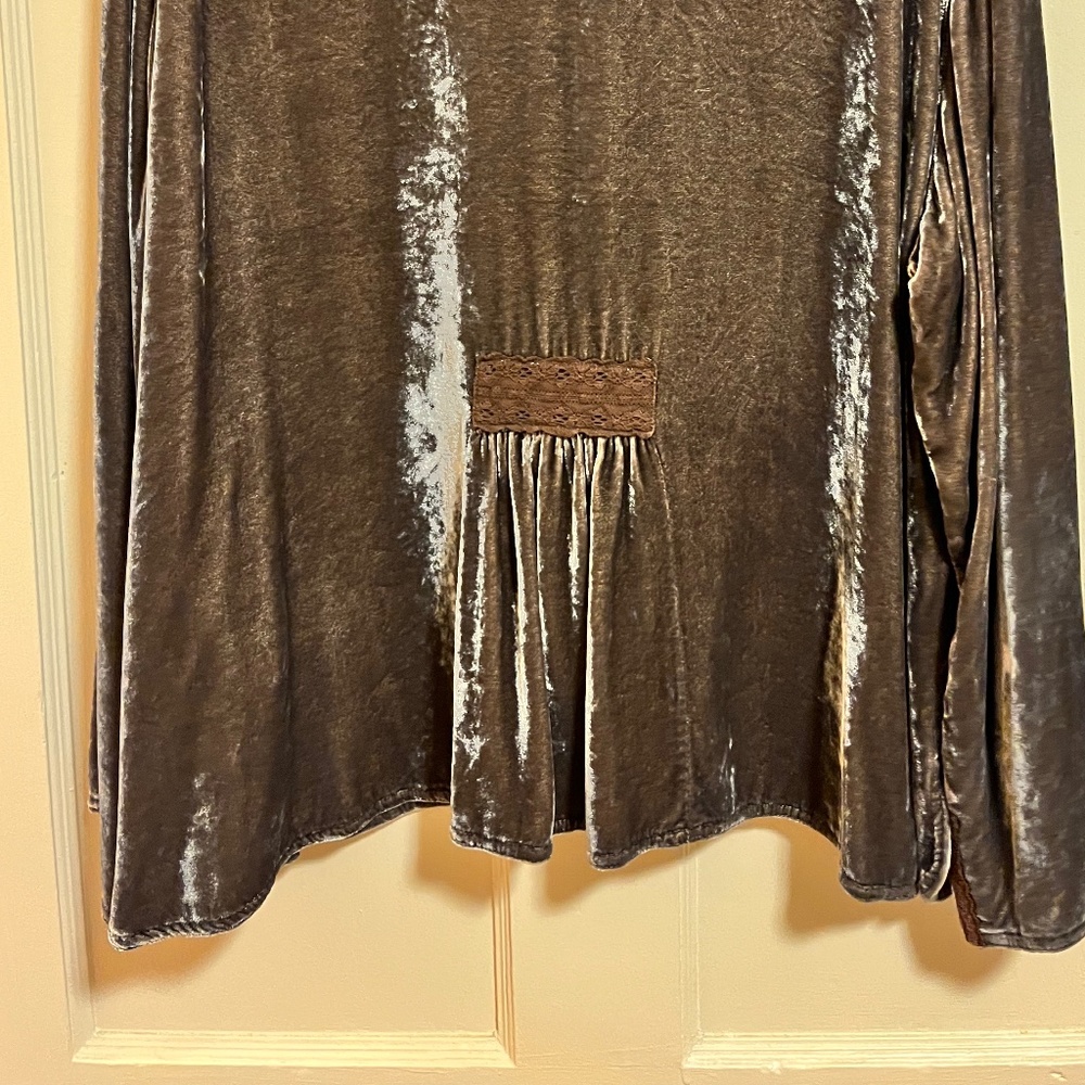 J Jill Velvet 2X Plus Top - Picture 2 of 7